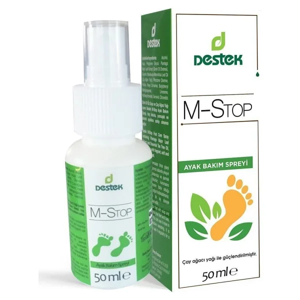 Destek M-Stop Mantar Ayak Bakım Spreyi 50 Ml - Görsel 4