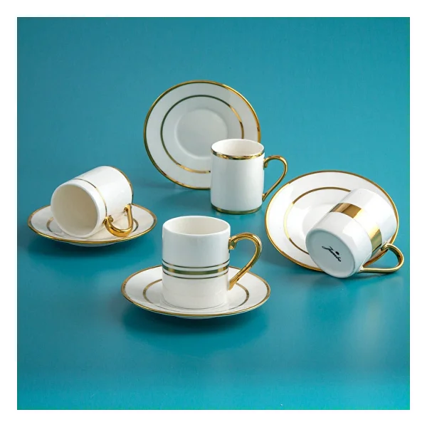 Jumbo Luces Gold 4 Kişilik Kahve Fincan Takımı - Görsel 6