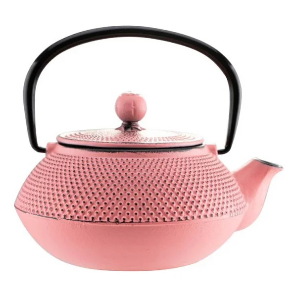 Taşev Linden Sümbül Pembe 750 Ml Döküm Demlik - Görsel 2