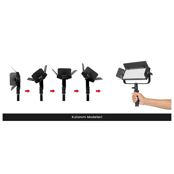 GDX CF-300C BiColor LED Video Işık Sistemi - Görsel 6