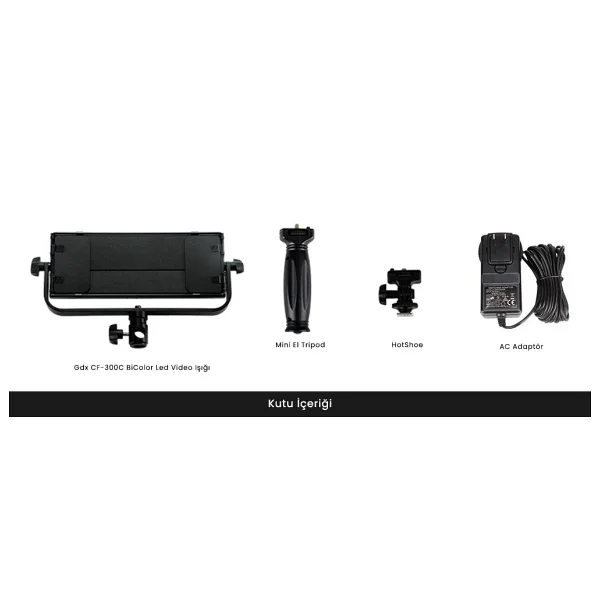 GDX CF-300C BiColor LED Video Işık Sistemi - Görsel 7