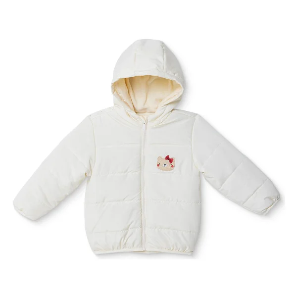 HelloBaby HelloBaby Kız Bebek Mont Fermuarlı Kapüşonlu Uzun Kol 4 - 5 Yaş - Görsel 8
