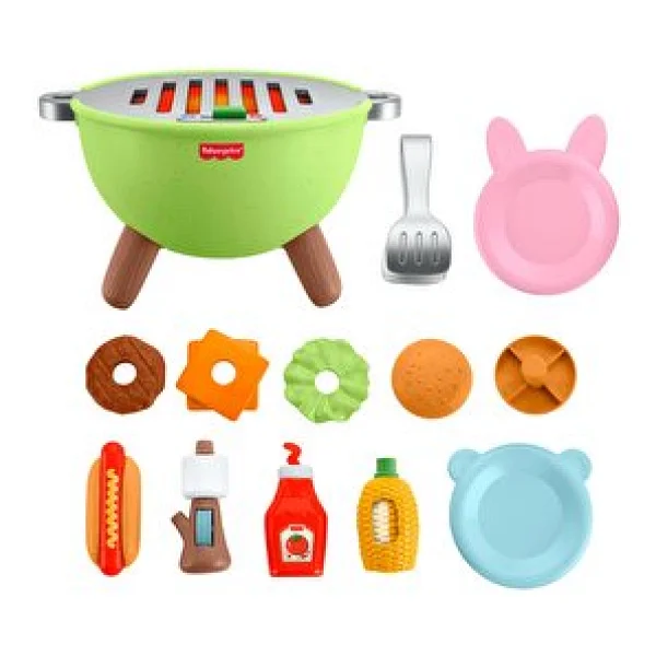Fisher Price Kamp Zamanı Barbekü Seti Jlb82 - Görsel 7