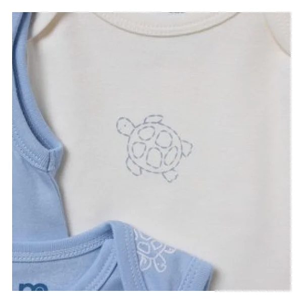 Mothercare Erkek Bebek 5li Body Hayvan Baskılı Çıtçıtlı Zarf Yaka Long Sleeve 3-6 Ay - Görsel 5