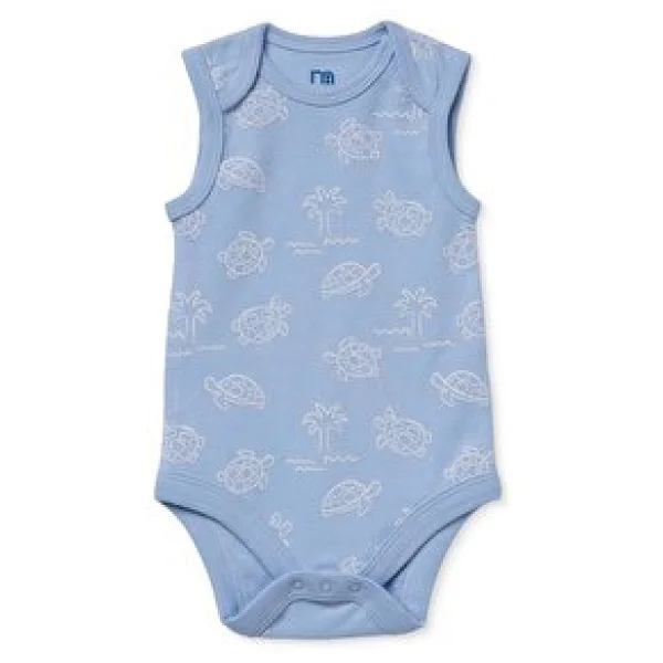 Mothercare Erkek Bebek 5li Body Hayvan Baskılı Çıtçıtlı Zarf Yaka Long Sleeve 3-6 Ay - Görsel 9