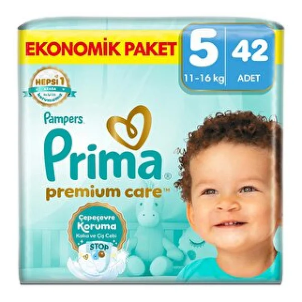 Prima Premium Care 5 Numara Junior 42'li Bebek Bezi - Görsel 4