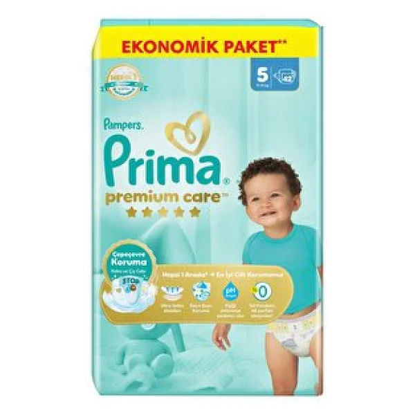 Prima Premium Care 5 Numara Junior 42'li Bebek Bezi - Görsel 5