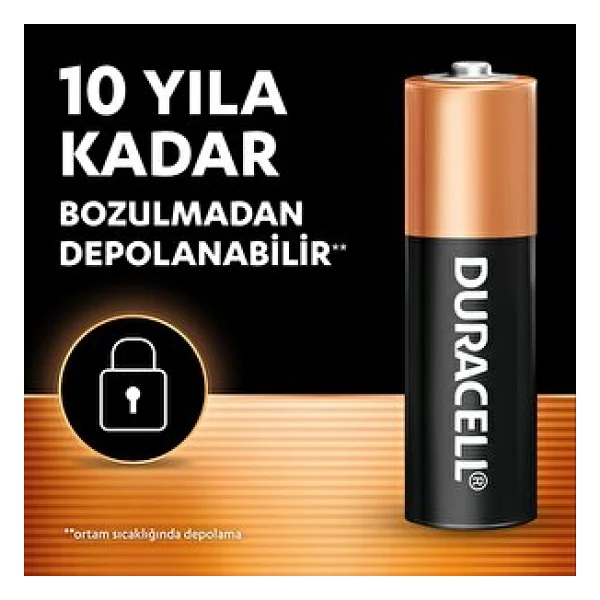 Duracell Lr6/Mn1500 6'lı Alkalin Aa Kalem Pil - Görsel 4
