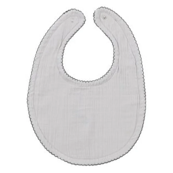 Babyjem 811 Bürümcük Müslin Gri Önlük - Görsel 8