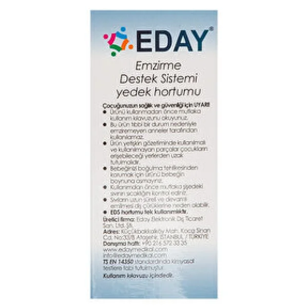 Eday Eds Emzirme Destek Sistemi Yedek Hortum 20 Adet - Görsel 4