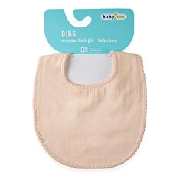 Babyjem 811 Bürümcük Müslin Somon Önlük - Görsel 6