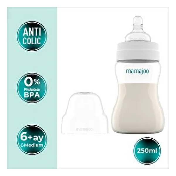 Mamajoo Silver PP Biberon 250 ml - Görsel 2