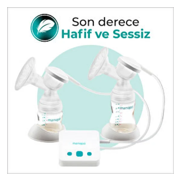 Mamajoo 2858 USB Çiftli Elektrikli Göğüs Pompası - Görsel 3
