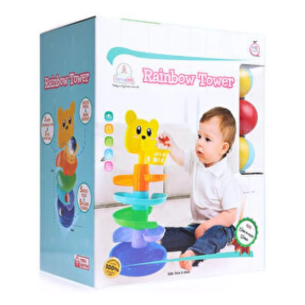 Babycim Jumbo Gökkuşağı Kule - Görsel 10