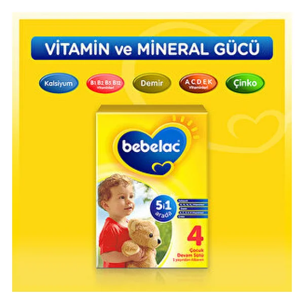 Bebelac 4 Devam Sütü 800 Gr - Görsel 4