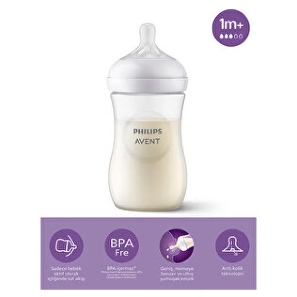 Philips Avent Scy903/01 Natural Response Pp 260 Ml Biberon - Görsel 7