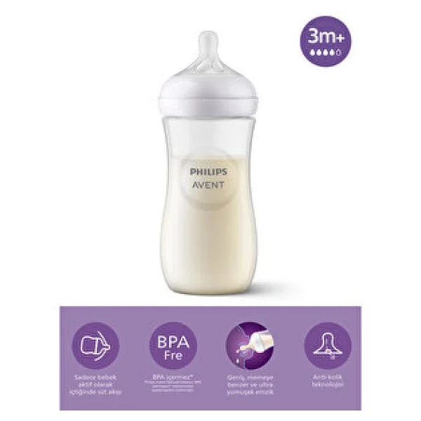 Philips Avent Scy906/01 Natural Response Pp 330 Ml Biberon - Görsel 7