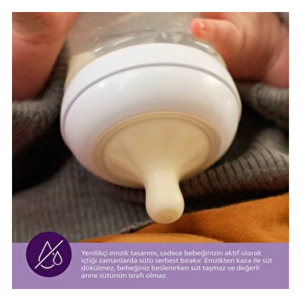 Philips Avent Scy961/02 Natural Response No:1 0 Ay+ 2'li Biberon Emziği - Görsel 8