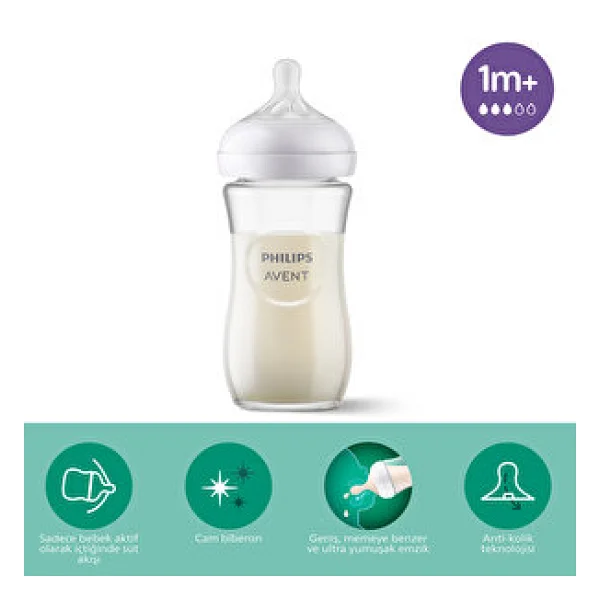 Philips Avent Scy933/01 Natural Response 240 Ml Cam Biberon - Görsel 6
