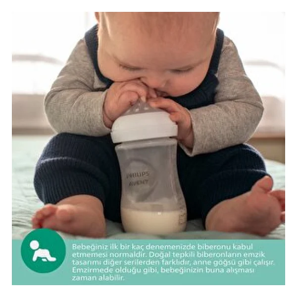 Philips Avent Scy930/01 Natural Response 120 Ml Cam Biberon - Görsel 5