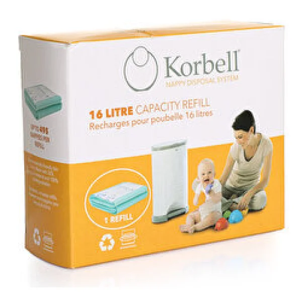 Korbell 495'li Kirli Bebek Bezi Çöp Poşeti - Görsel 7