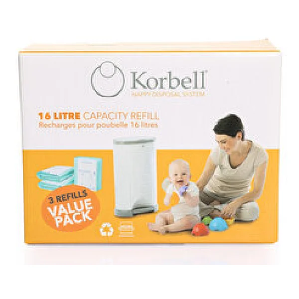Korbell 1485'li Kirli Bebek Bezi Çöp Poşeti - Görsel 8