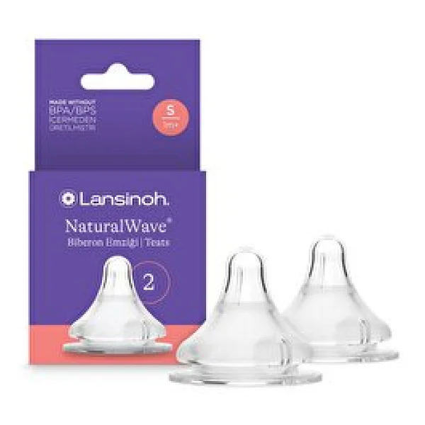Lansinoh Naturalwave Yavaş Akış Biberon Emziği - Görsel 5