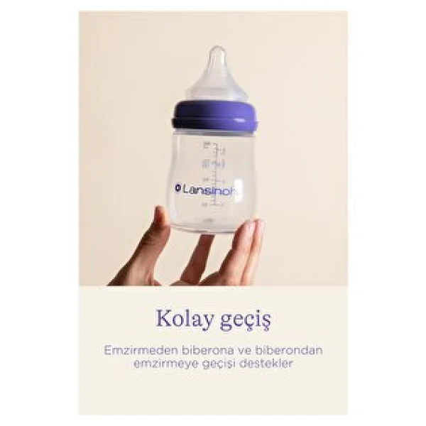 Lansinoh Naturalwave Orta Akış Biberon Emziği - Görsel 7