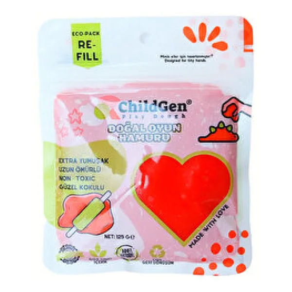 Childgen Ecopack-Refil Vakkumlu Kartuş Paket 9'lu 125 Gr Oyun Hamuru - Görsel 7