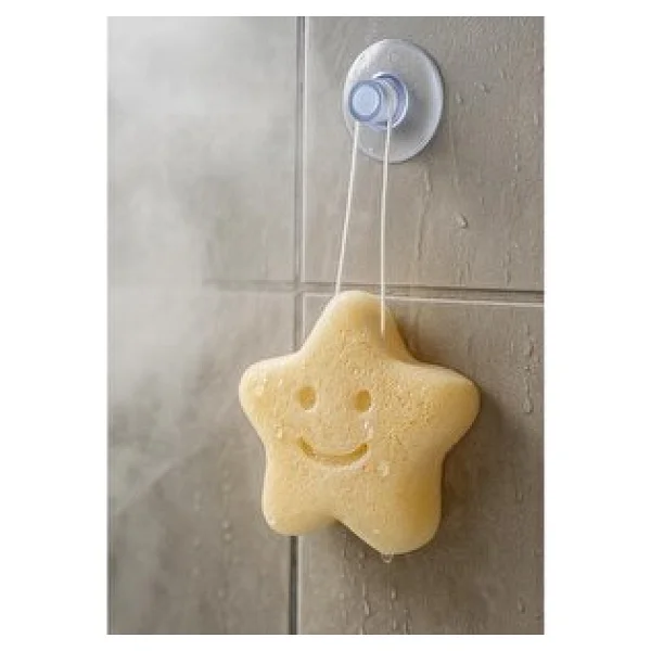 Baby Plus Yıldız Şekilli Konjac 2'li Banyo Süngeri - Görsel 3