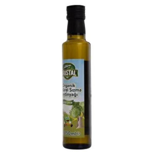 Kristal Organik Natürel Sızma Zeytinyağı Cam 250 Ml - Görsel 6