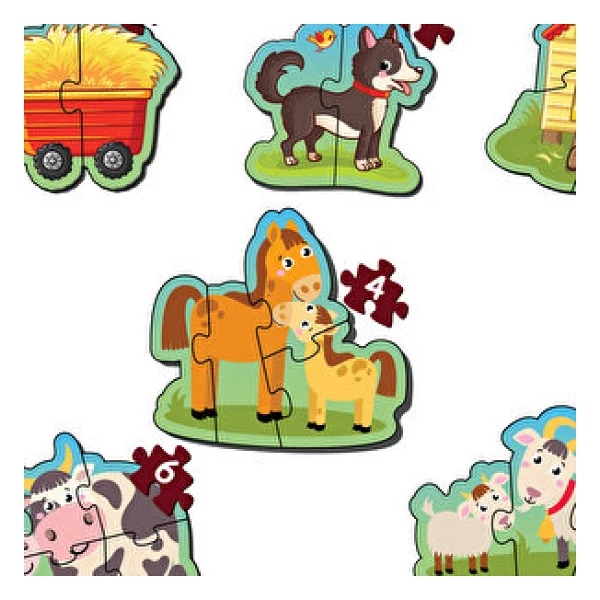 Diytoy Baby Puzzle Çiftlik Hayvanları - Görsel 3