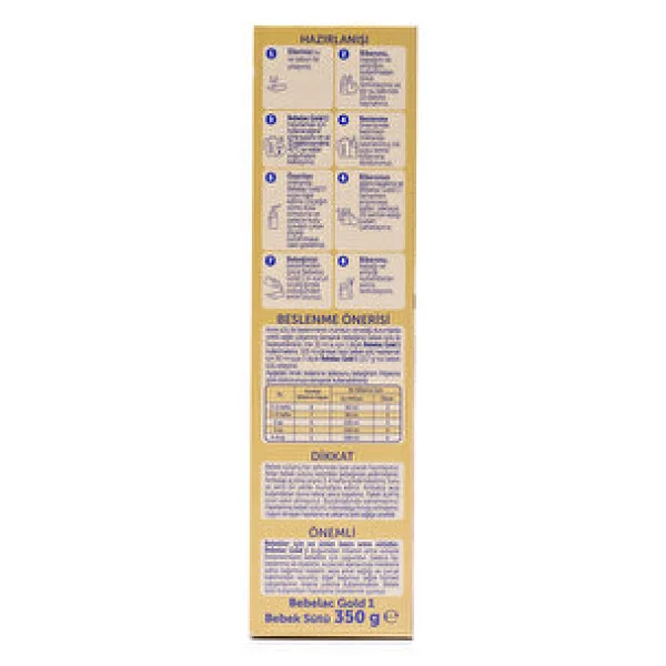 Bebelac Gold 1 Bebek Sütü 350 Gr - Görsel 3