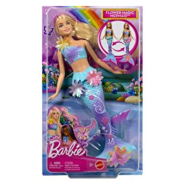 Barbie Büyülü Çiçekler Deniz Kızı Bebeği Jdm72 - Görsel 10