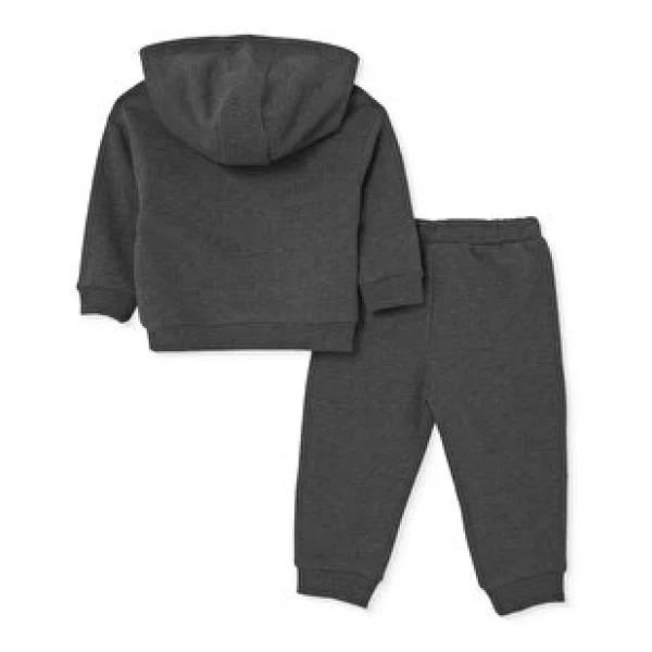 HelloBaby Erkek Bebek Eşofman Takımı Ayı Baskılı Kapüşonlu Long Sleeve Lastikli 4 - 5 Yaş - Görsel 3