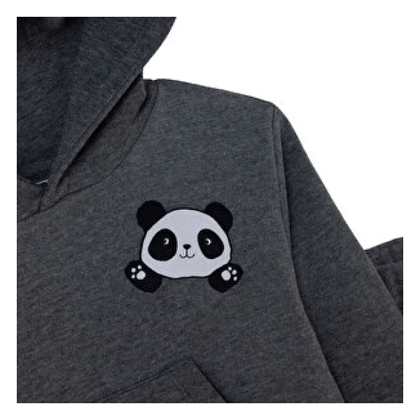 HelloBaby Erkek Bebek Eşofman Takımı Ayı Baskılı Kapüşonlu Long Sleeve Lastikli 4 - 5 Yaş - Görsel 4