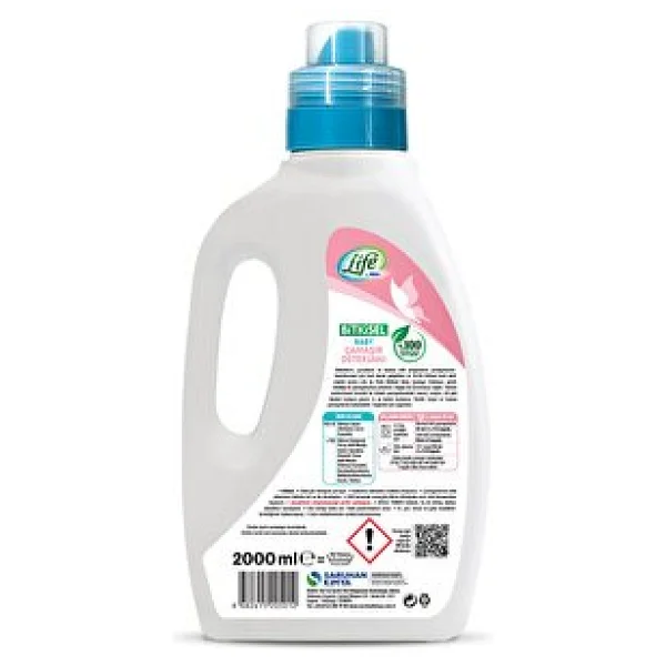 Life By Fakir Baby Bitkisel Sıvı Bebek Çamaşır Deterjanı 2000 Ml - Görsel 4