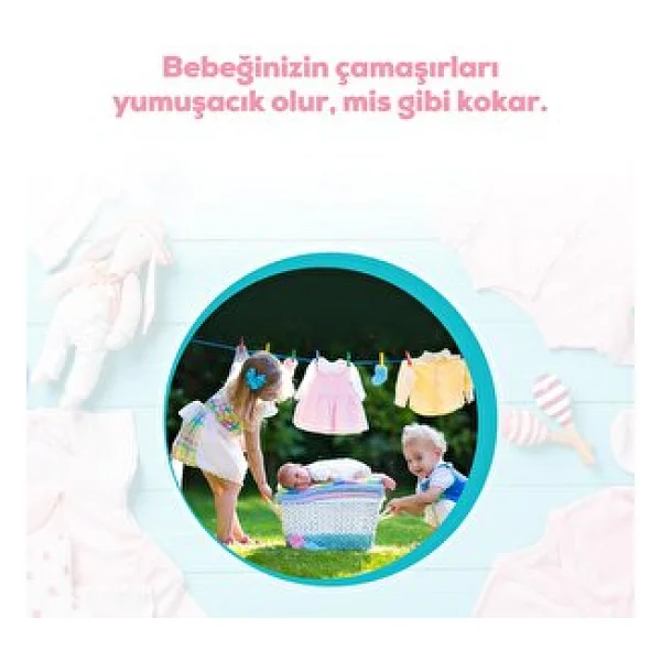Life By Fakir Baby Bitkisel Konsantre Bebek Çamaşır Yumuşatıcı 1500 Ml - Görsel 8