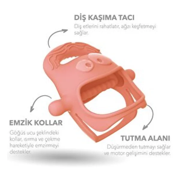 Mochi 2 İn 1 Diş Kaşıyıcı - Görsel 7
