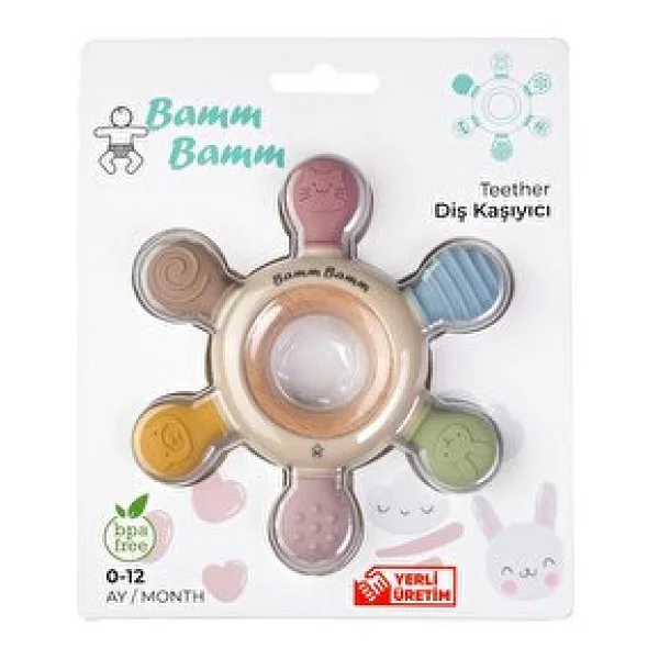 Bamm Bamm Silikon Diş Kaşıyıcı - Görsel 2