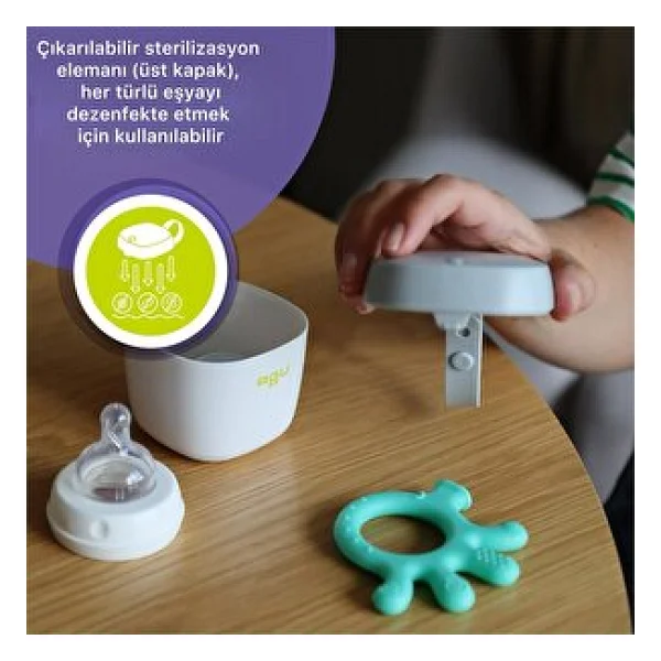 Agu Baby Agu Fay Emzik Sterilizatörü - Görsel 6