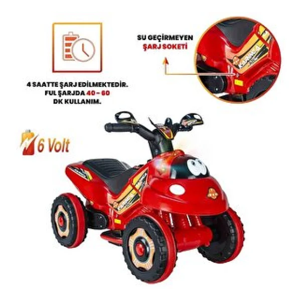 Uj Toys Karınca 6 V Akülü Atv - Görsel 4