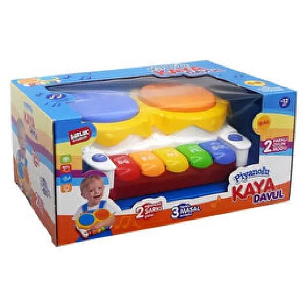 Birlik Oyuncak İkili Kaya Davul Set Urt032-001 - Görsel 3
