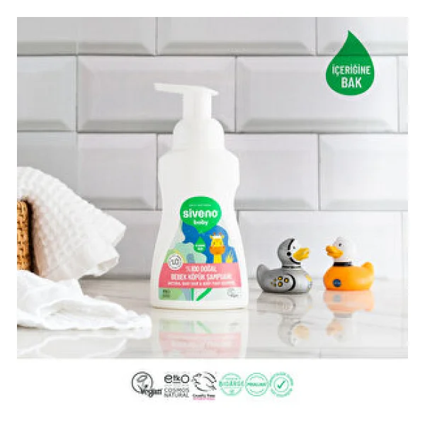 Siveno Doğal Bebek Köpük Şampuanı 250 Ml - Görsel 5
