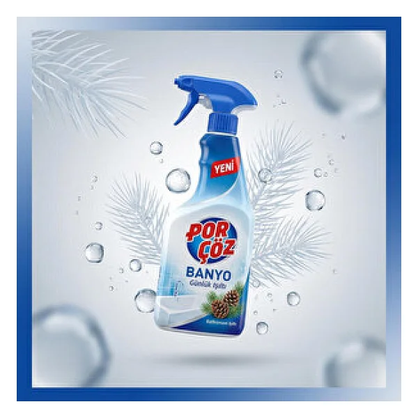 Porçöz Banyo Temizleyici Sprey 750 Ml - Görsel 7