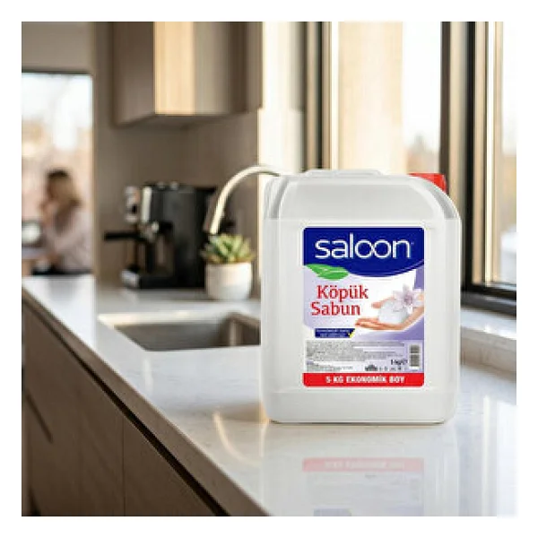 Saloon Floral Şeffaf Köpük Sabun 5 Lt - Görsel 4