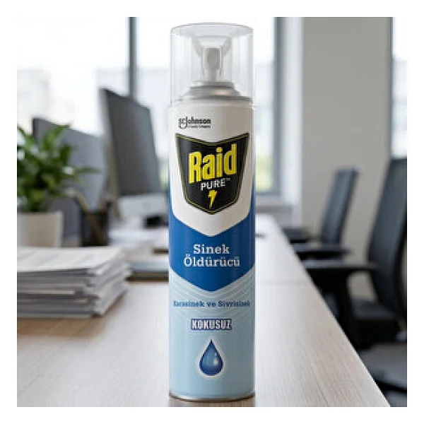 Raid Pure Kokusuz Sinek Öldürücü 300 Ml - Görsel 3