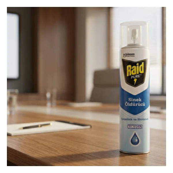 Raid Pure Kokusuz Sinek Öldürücü 300 Ml - Görsel 4