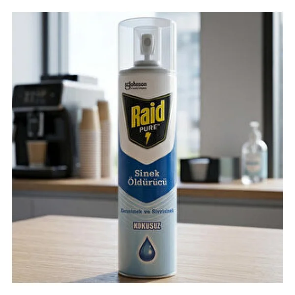 Raid Pure Kokusuz Sinek Öldürücü 300 Ml - Görsel 5