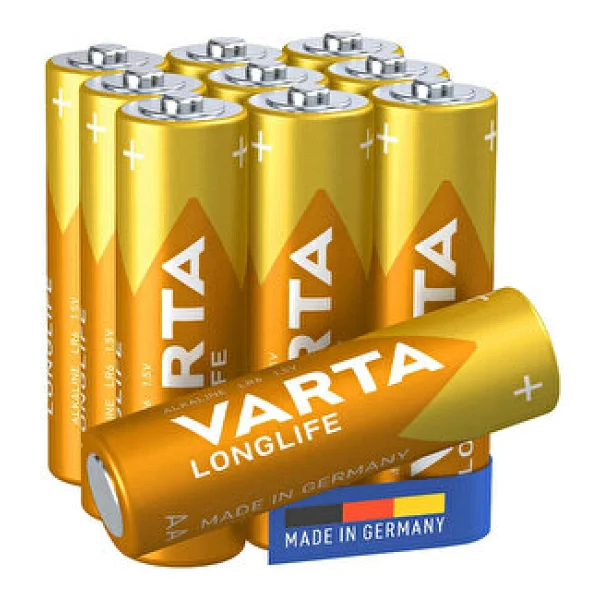 Varta Longlife 10'lu Alkalin Aa Kalem Pil - Görsel 2